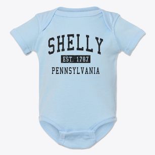 Shelly Pennsylvania Classic Established Baby Onesie