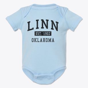 Linn Oklahoma Classic Established Baby Onesie