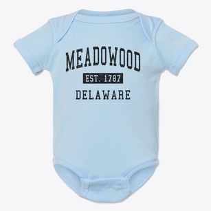 Meadowood Delaware Classic Established Baby Onesie