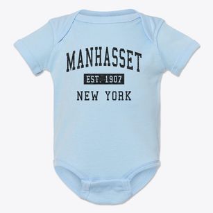 Manhasset New York Classic Established Baby Onesie