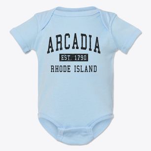 Arcadia Rhode Island Classic Established Baby Onesie