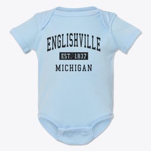Englishville Michigan Classic Established Baby Onesie