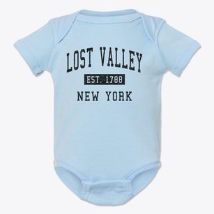 Lost Valley New York Classic Established Baby Onesie