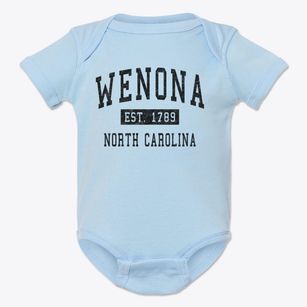 Wenona North Carolina Classic Established Baby Onesie