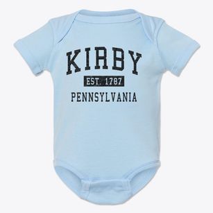 Kirby Pennsylvania Classic Established Baby Onesie