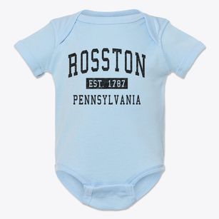 Rosston Pennsylvania Classic Established Baby Onesie