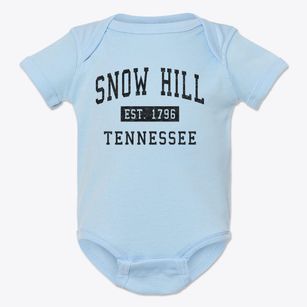 Snow Hill Tennessee Classic Established Baby Onesie