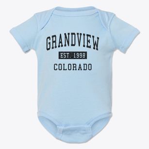 Grandview Colorado Classic Established Baby Onesie
