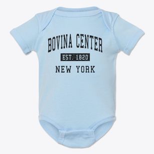 Bovina Center New York Classic Established Baby Onesie