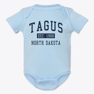 Tagus North Dakota Classic Established Baby Onesie