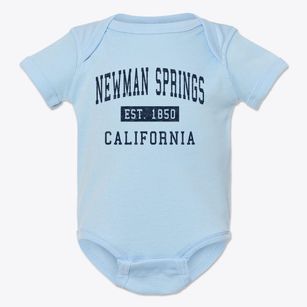 Newman Springs California Classic Established Baby Onesie