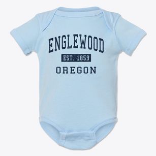Englewood Oregon Classic Established Baby Onesie