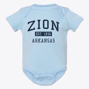 Zion Arkansas Classic Established Baby Onesie