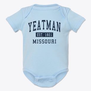 Yeatman Missouri Classic Established Baby Onesie