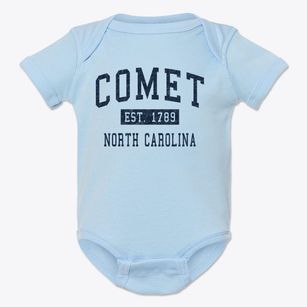 Comet North Carolina Classic Established Baby Onesie