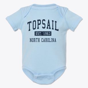 Topsail North Carolina Classic Established Baby Onesie