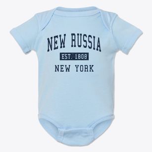 New Russia New York Classic Established Baby Onesie