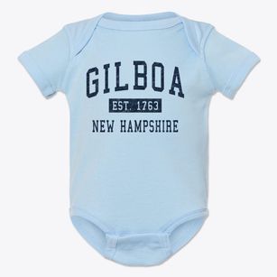 Gilboa New Hampshire Classic Established Baby Onesie