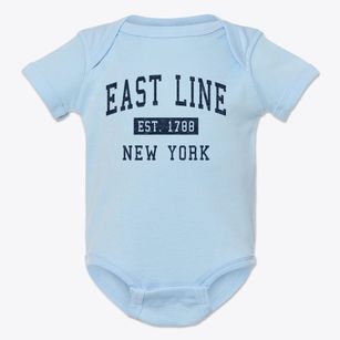 East Line New York Classic Established Baby Onesie