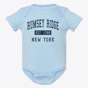 Rumsey Ridge New York Classic Established Baby Onesie