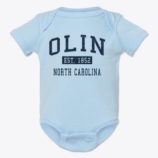 Olin North Carolina Classic Established Baby Onesie