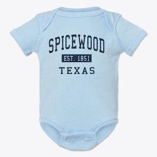 Spicewood Texas Classic Established Baby Onesie