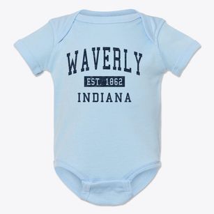 Waverly Indiana Classic Established Baby Onesie