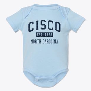 Cisco North Carolina Classic Established Baby Onesie