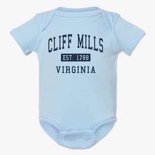 Cliff Mills Virginia Classic Established Baby Onesie
