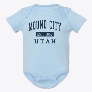 Mound City Utah Classic Established Baby Onesie