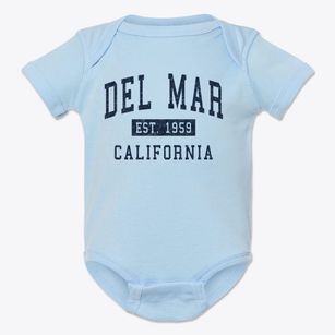 Del Mar California Classic Established Baby Onesie