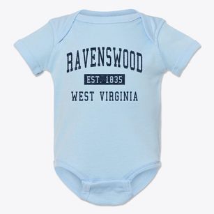 Ravenswood West Virginia Classic Established Baby Onesie