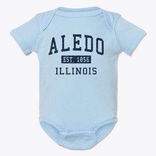Aledo Illinois Classic Established Baby Onesie