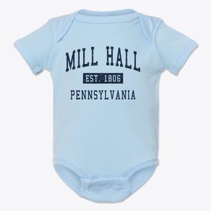 Mill Hall Pennsylvania Classic Established Baby Onesie
