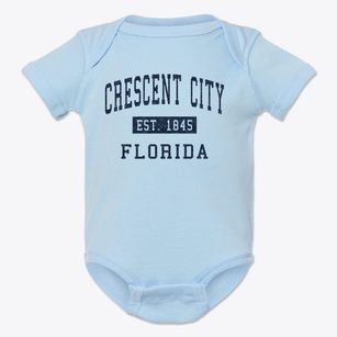 Crescent City Florida Classic Established Baby Onesie
