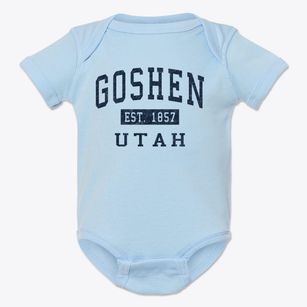 Goshen Utah Classic Established Baby Onesie