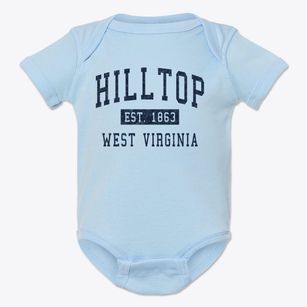 Hilltop West Virginia Classic Established Baby Onesie