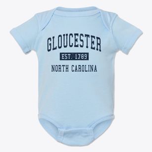 Gloucester North Carolina Classic Established Baby Onesie