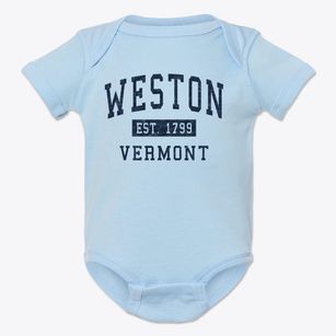 Weston Vermont Classic Established Baby Onesie