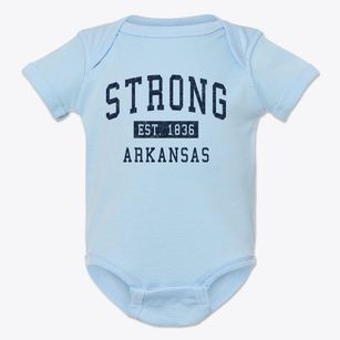 Strong Arkansas Classic Established Baby Onesie