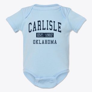 Carlisle Oklahoma Classic Established Baby Onesie