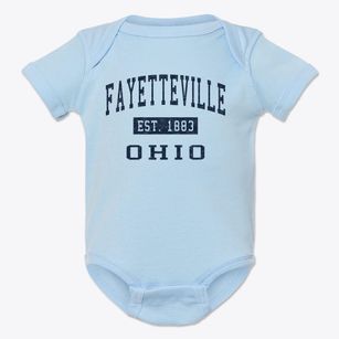 Fayetteville Ohio Classic Established Baby Onesie