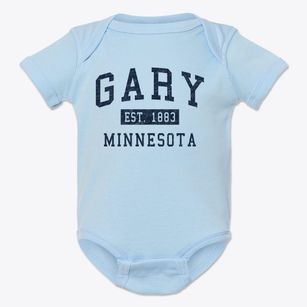 Gary Minnesota Classic Established Baby Onesie