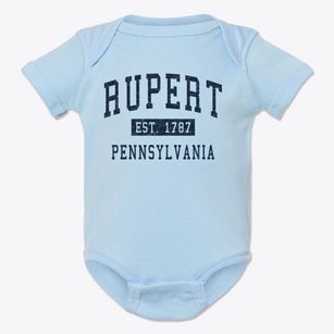 Rupert Pennsylvania Classic Established Baby Onesie