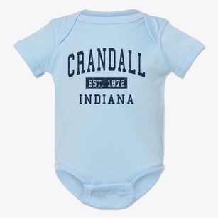 Crandall Indiana Classic Established Baby Onesie
