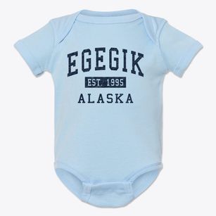 Egegik Alaska Classic Established Baby Onesie