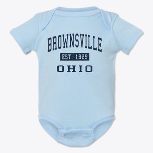 Brownsville Ohio Classic Established Baby Onesie