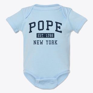 Pope New York Classic Established Baby Onesie