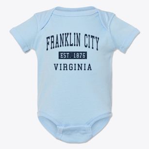 Franklin City Virginia Classic Established Baby Onesie