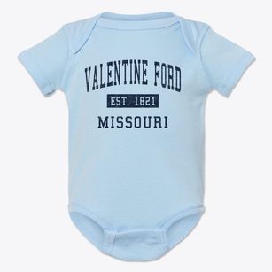 Valentine Ford Missouri Classic Established Baby Onesie